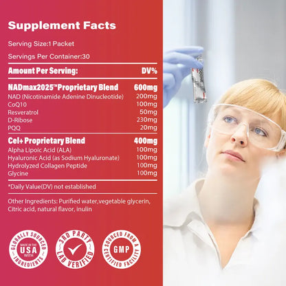 NAD+ Nicotinamide Riboside Drink Mix