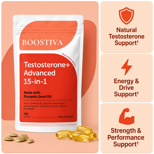 Boostiva Testosterone+ Advanced Softgels