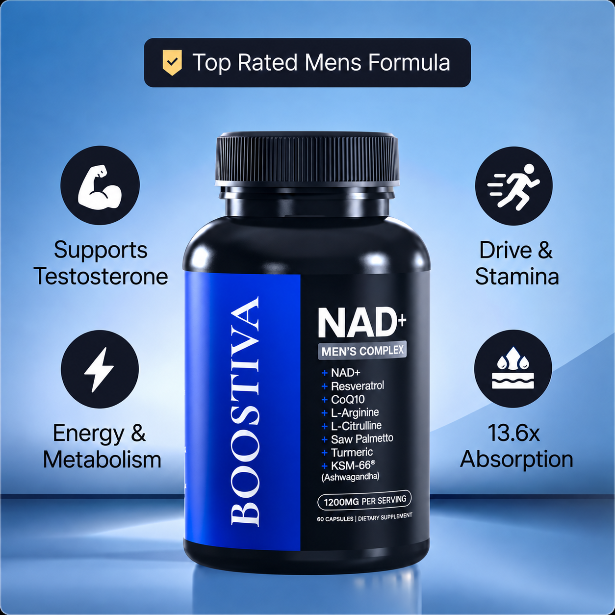 Boostiva Natural Testosterone Support For Men