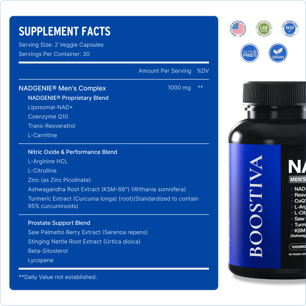 Liposomal NAD+ for Men